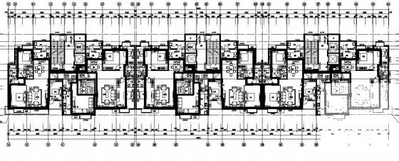 24层住宅楼采暖平面图（7页CAD图纸） - 1