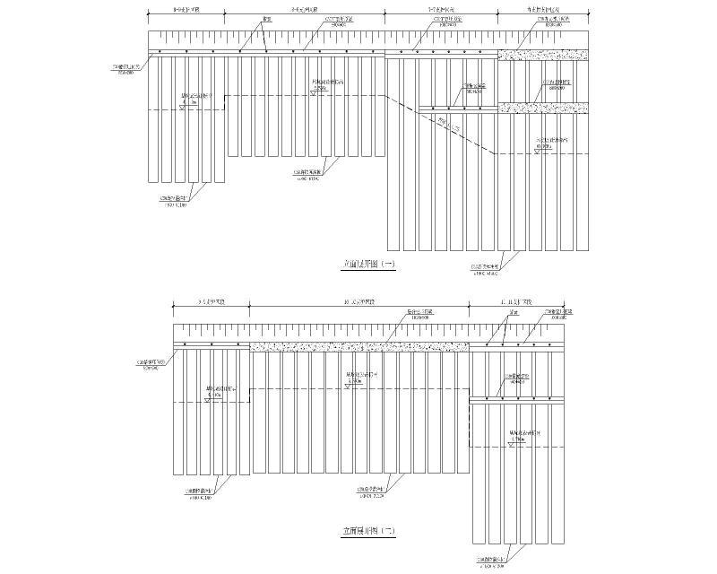 基坑支护里面展开图
