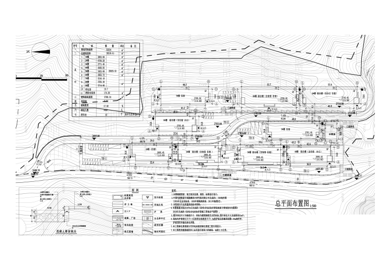 施工营地总平面布置图