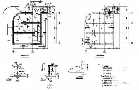 水池构造详图纸cad - 1