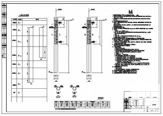 钻孔灌注桩节点构造详图纸cad - 2