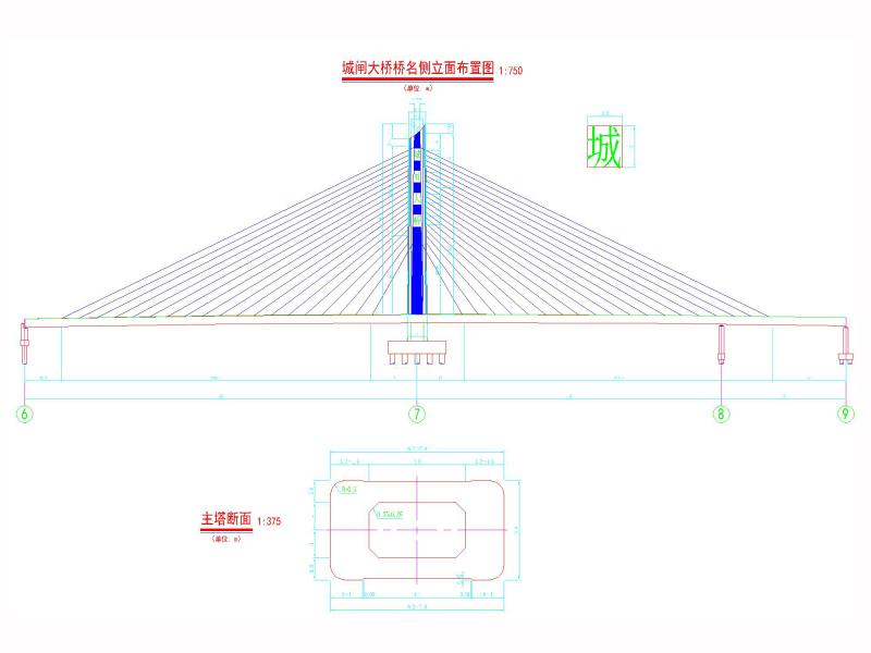 侧立面布置图