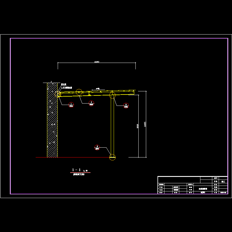 玻璃光篷建筑结构设计CAD施工大样图 - 4