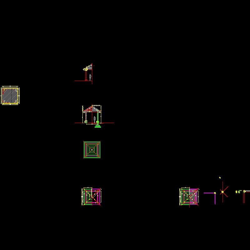 木结构亭子CAD详图纸设计——泛亚景观 - 1