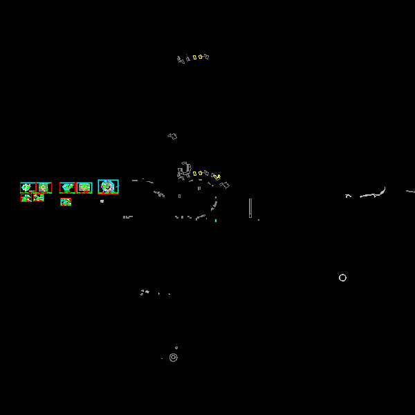 居住区组团绿地景观设计CAD施工方案图纸 - 1