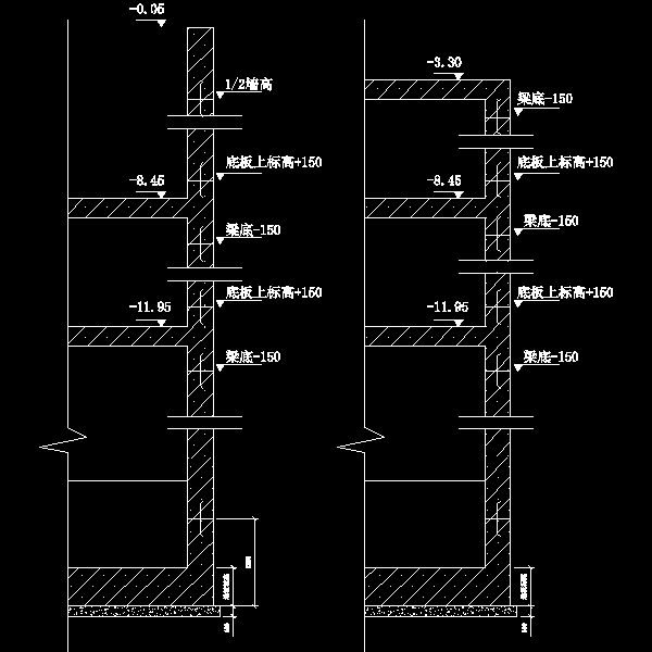 建筑工程混凝土结构38处节点详细设计CAD图纸 - 4
