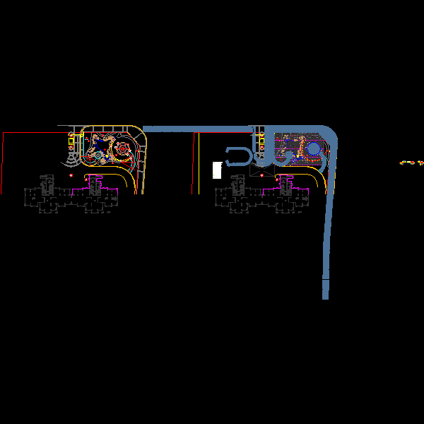 小区水景花园工程施工方案图纸(cad) - 1