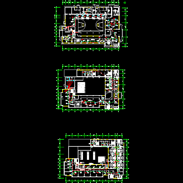 建筑空调电气CAD施工图纸 - 1