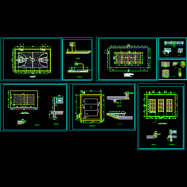 6种球场做法大样设计CAD图纸 - 1