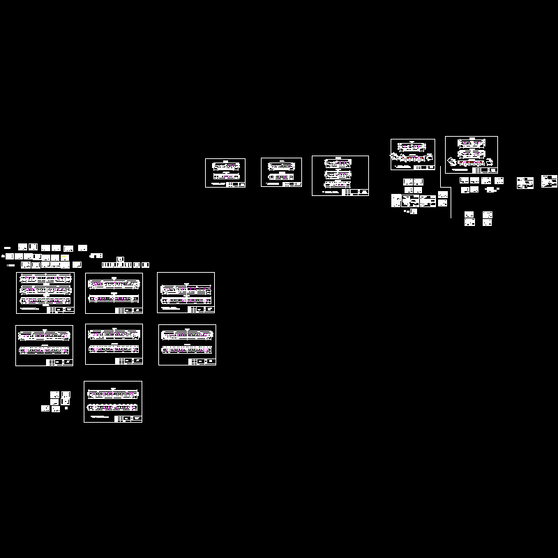 高架桥盖梁钢模板盖梁整套CAD图纸 - 1