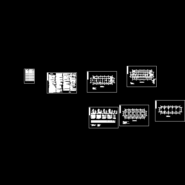 福利院医疗室结构CAD施工图纸 - 1