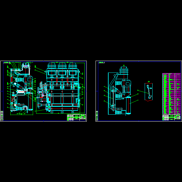 常用开关和柜体CAD大样图 - 3