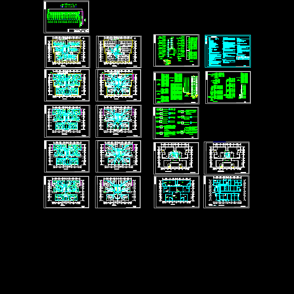 17层住宅楼电气CAD施工图纸 - 1