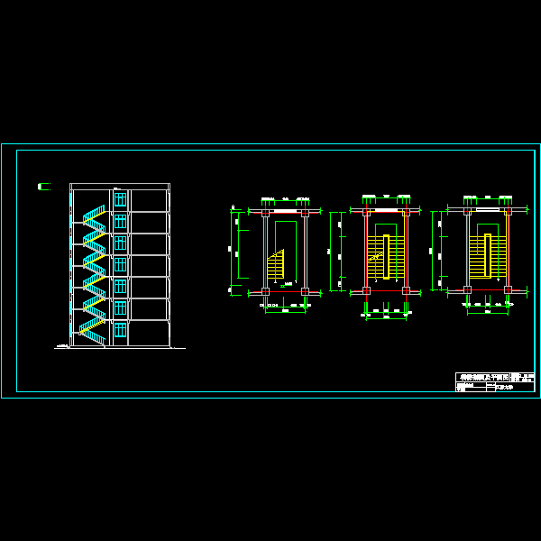 楼梯平面及剖面#1+0.5.dwg