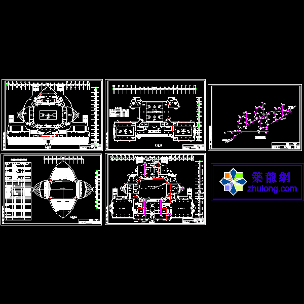 大学体育馆给排水设计CAD图纸 - 1