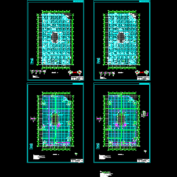 5层框架商业建筑结构CAD施工图纸 - 2