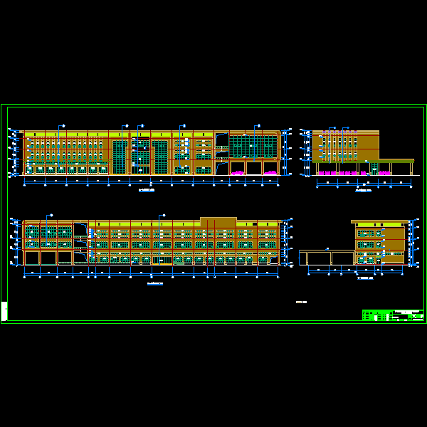 0328-302-11b-13铝板幕墙立面图.dwg