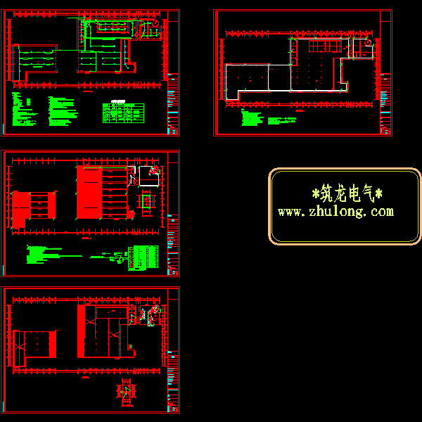 混凝土砌块生产线强电CAD施工图纸 - 1