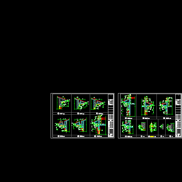 檐口大样通用节点CAD详图纸集（10种） - 1