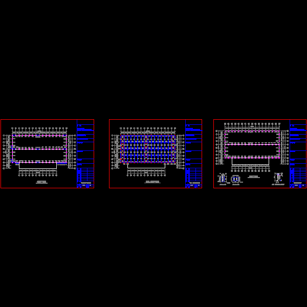 钢结构厂房结构CAD施工图纸 - 2