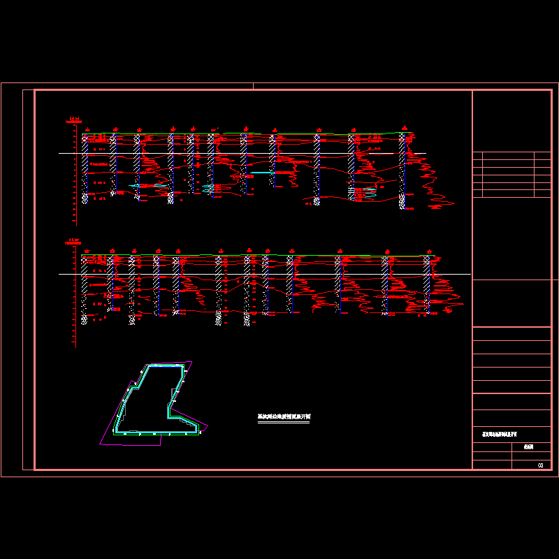 03基坑周边地质剖面展开图0426.dwg