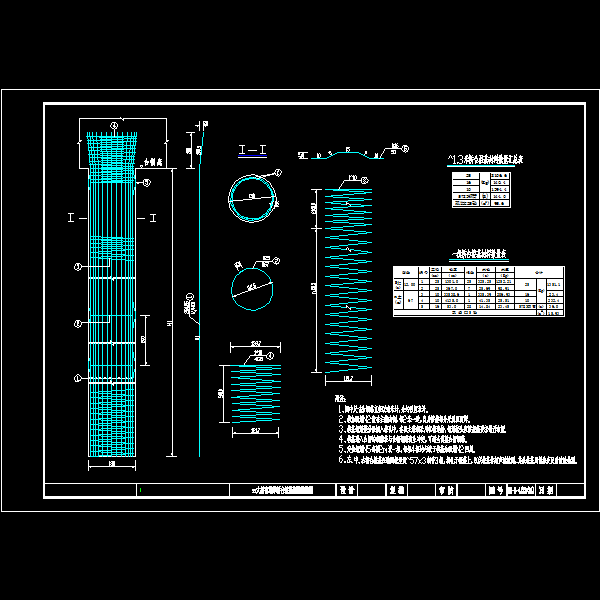 高速公路大桥设计CAD图纸(承台钢筋) - 1