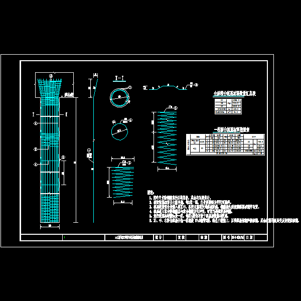 高速公路大桥设计CAD图纸(承台钢筋) - 5