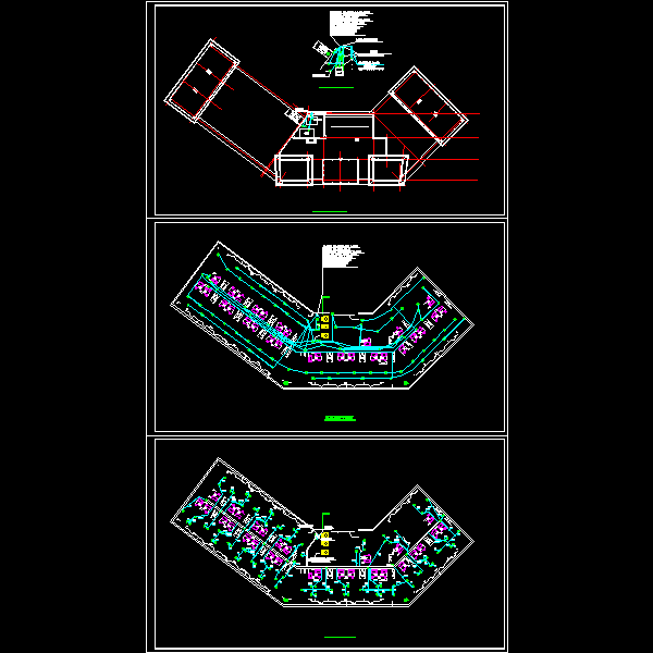 酒店宾馆弱电施工cad设计图b.dwg