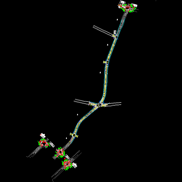 004 d线与n1路交叉口信号设施设计图.dwg