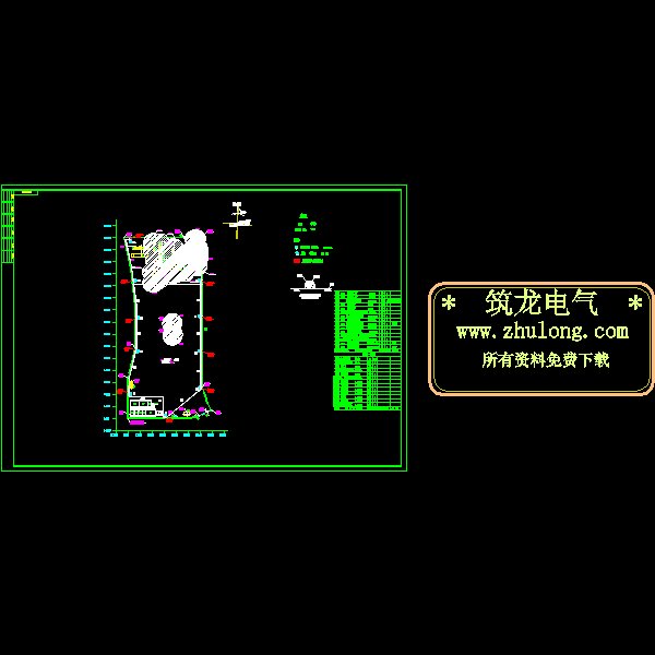 气田集气站电气CAD图纸(配电设计) - 4