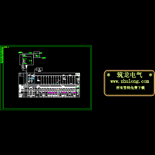 气田集气站电气CAD图纸(配电设计) - 5