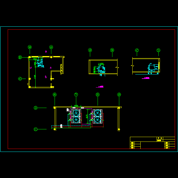 某商业楼水箱平剖面.dwg