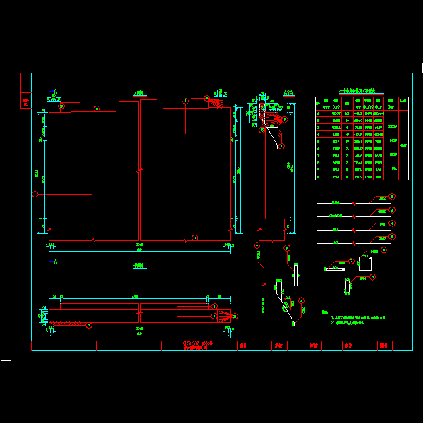 轻型桥台钢筋构造图(四).dwg