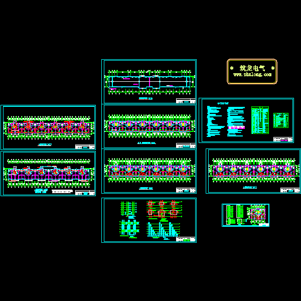 6层单身公寓电气CAD施工图纸(低层住宅) - 1