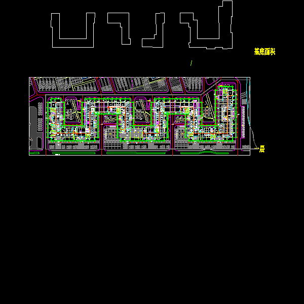 6层商务楼给排水CAD施工方案图纸(自动喷淋灭火系统) - 2