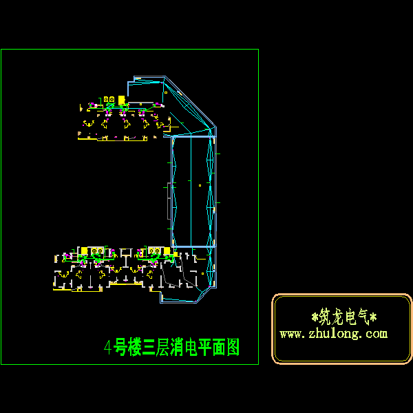 4号楼三层消电平面图.dwg