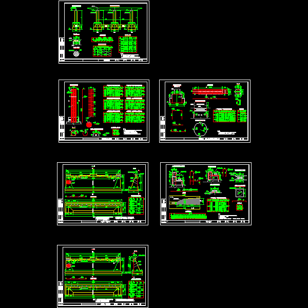 简易立交桥设计CAD图纸(普通钢筋布置图) - 4