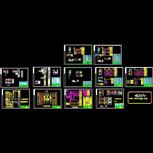 高压配电原理CAD图纸集合 - 1
