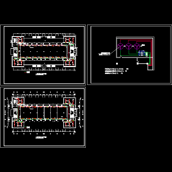 商场综合楼空调工程系统设计CAD施工方案图纸 - 1