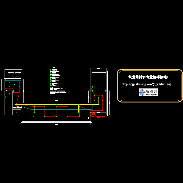 大堂二层局部消防喷淋施工图.dwg