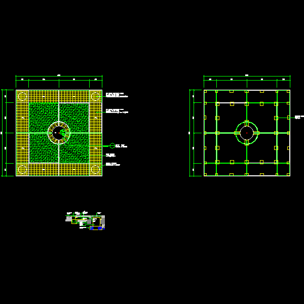 景观树池施工大样CAD图纸 - 1