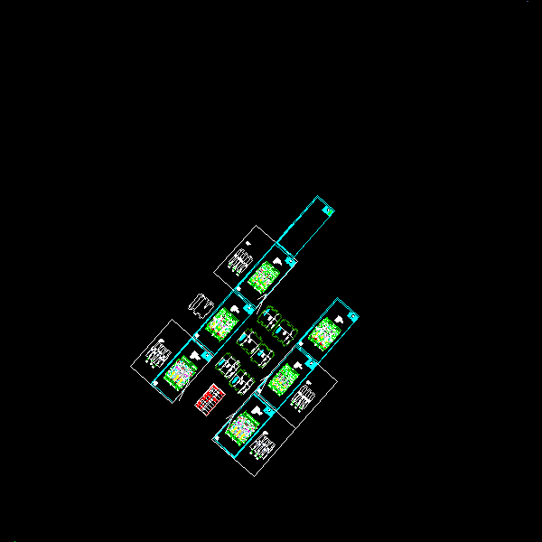 6层砖混结构住宅楼结构CAD施工方案图纸（建施） - 1