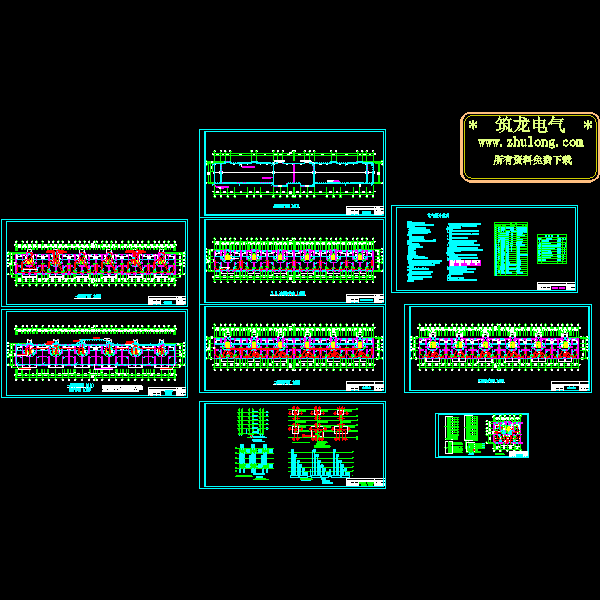 6层住宅公寓电气CAD施工图纸 - 1