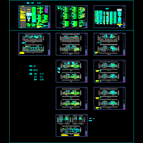28层住宅楼电气CAD施工图纸 - 1