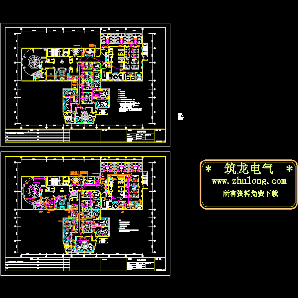 娱乐场所电气装修CAD图纸 - 1