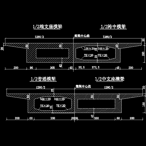 双向6车道市政大道连续梁承重碗扣支架施工方案57页（附CAD图纸31张）(预应力混凝土) - 1