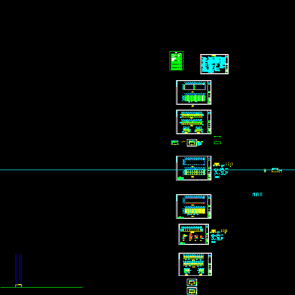 石材有限公司轻型门式钢屋架结构（CAD，10张） - 1