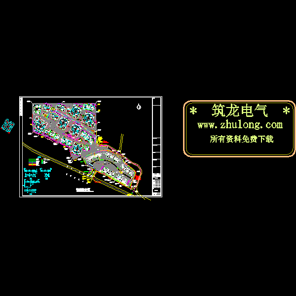 别墅山庄水电外网CAD图纸(市政给水) - 1