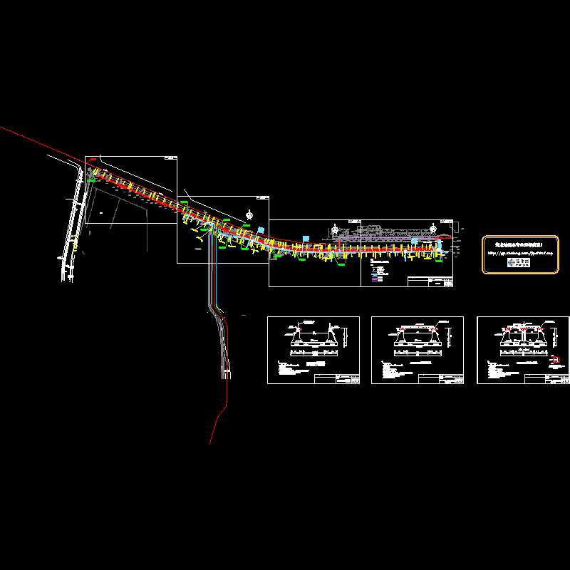 某大沟平面图.dwg