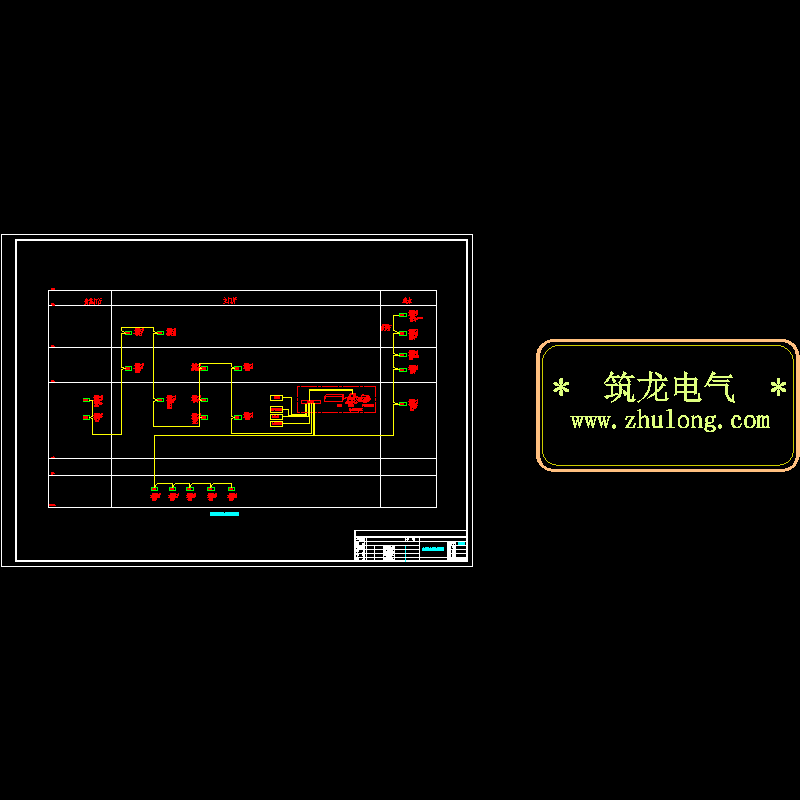 体育中心建筑设备监控系统CAD图纸 - 1